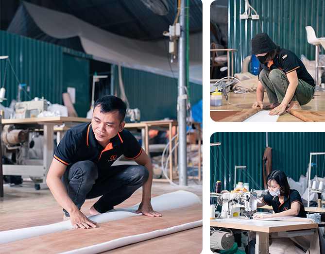 Đội ngũ thợ chuyên môn cao