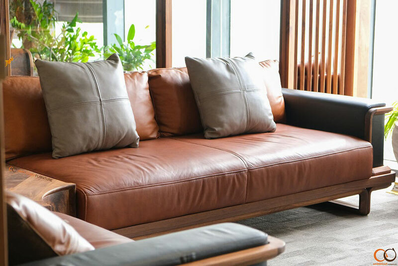 khung sườn sofa bằng gỗ óc chó