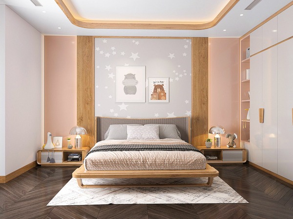 Giường ngủ gỗ sồi AD02